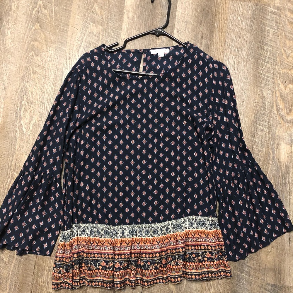 Long sleeve blouse